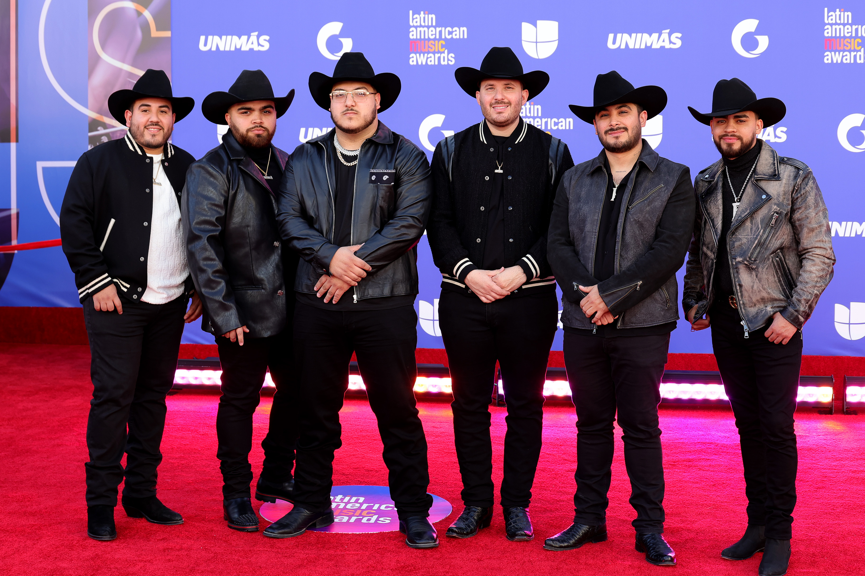 Grupo Frontera attends the 2023 Latin American Music Awards at MGM Grand Garden Arena on April 20, 2023, in Las Vegas, Nev.