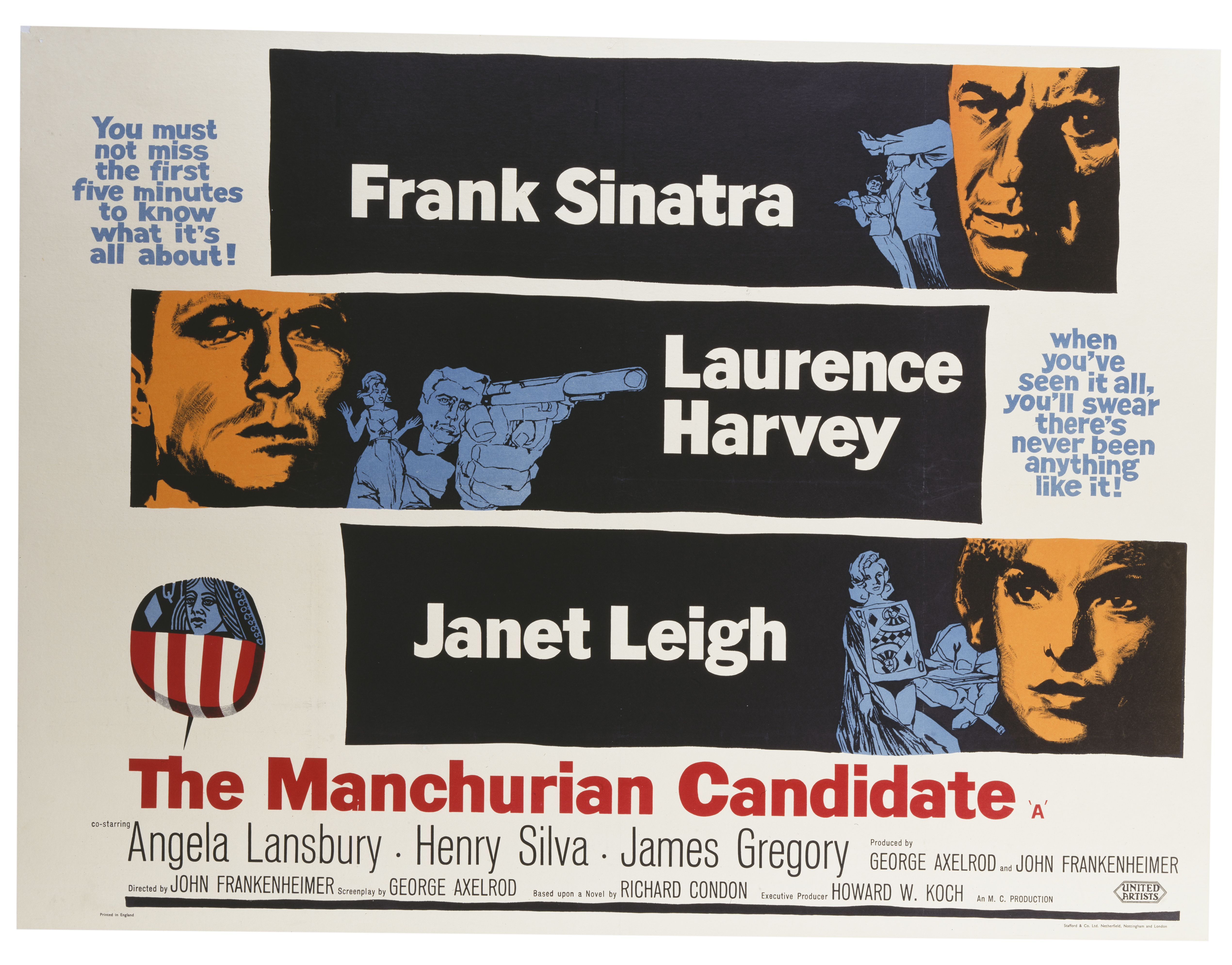 Frank Sinatra received critical acclaim for his performance in the popular 1962 film, 