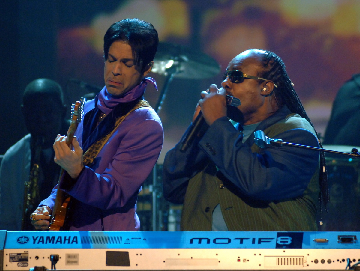 Stevie Wonder and Prince performed 