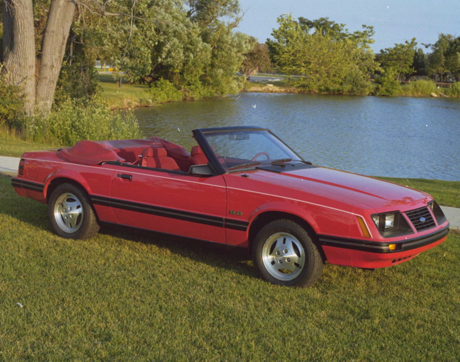 The Mustang had been without a convertible model for a decade before the 1983 model brought back the drop top.